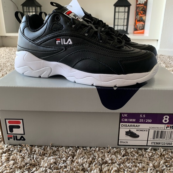 NEW WITH BOX FILA DISARRAY in Black - Picture 3 of 6